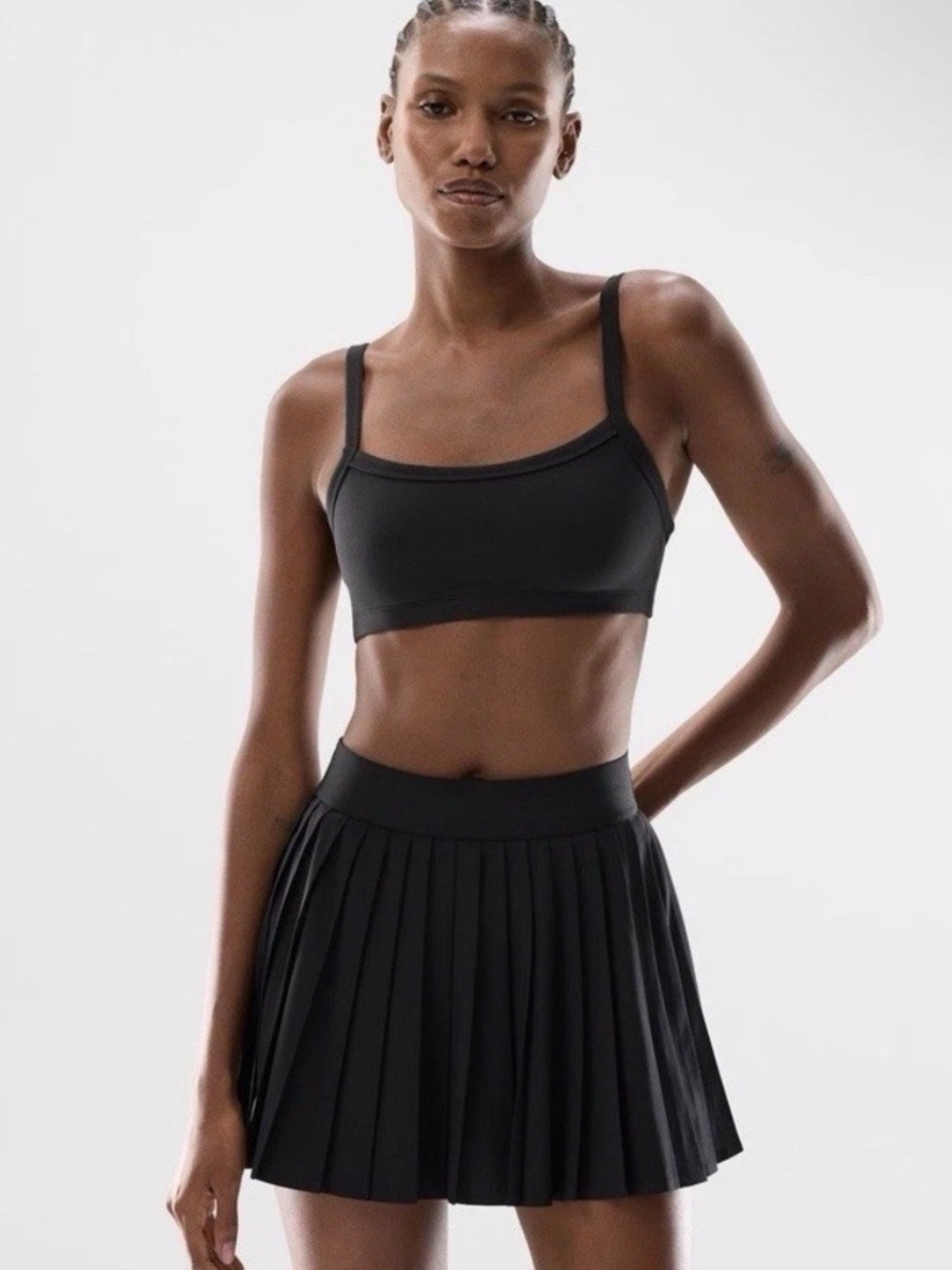 Aritzia Golden Tennis Skort